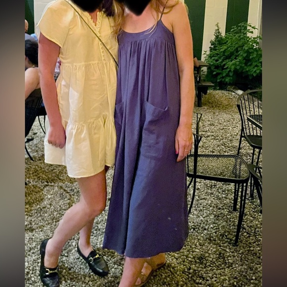 EUC Madewell Blue Midi Dress - Picture 2 of 5